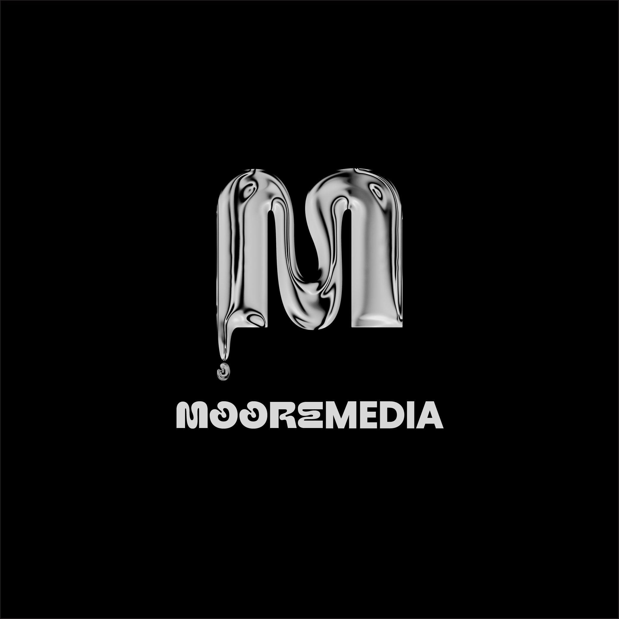 Number 20 in a shiny, metallic style with a marbled black and white pattern on black background