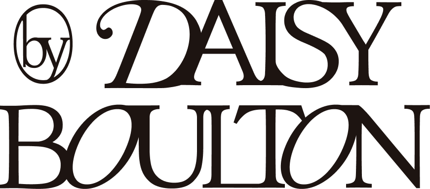 bydaisyboulton secondary logo in dark