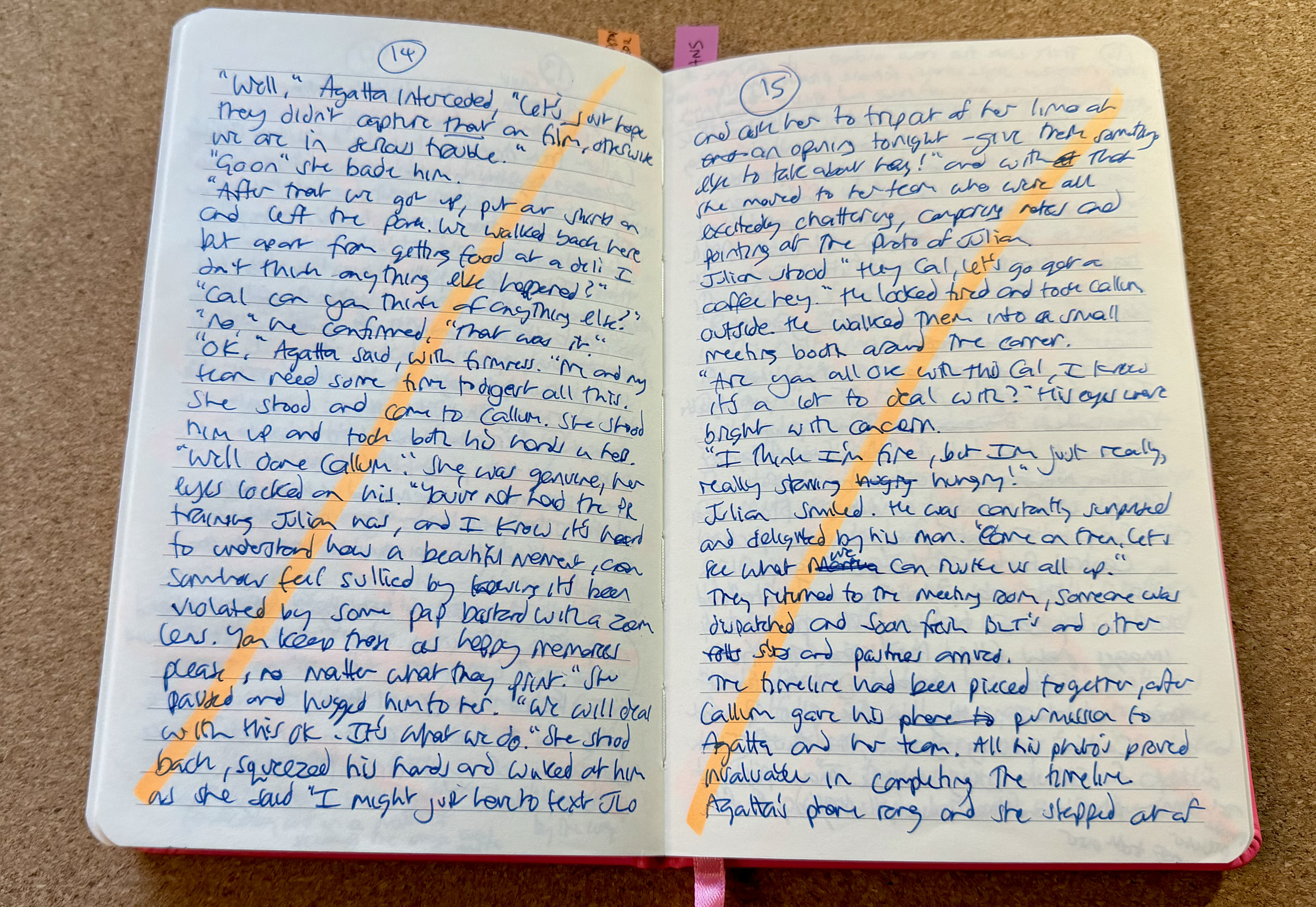 More hand-written chapters.
