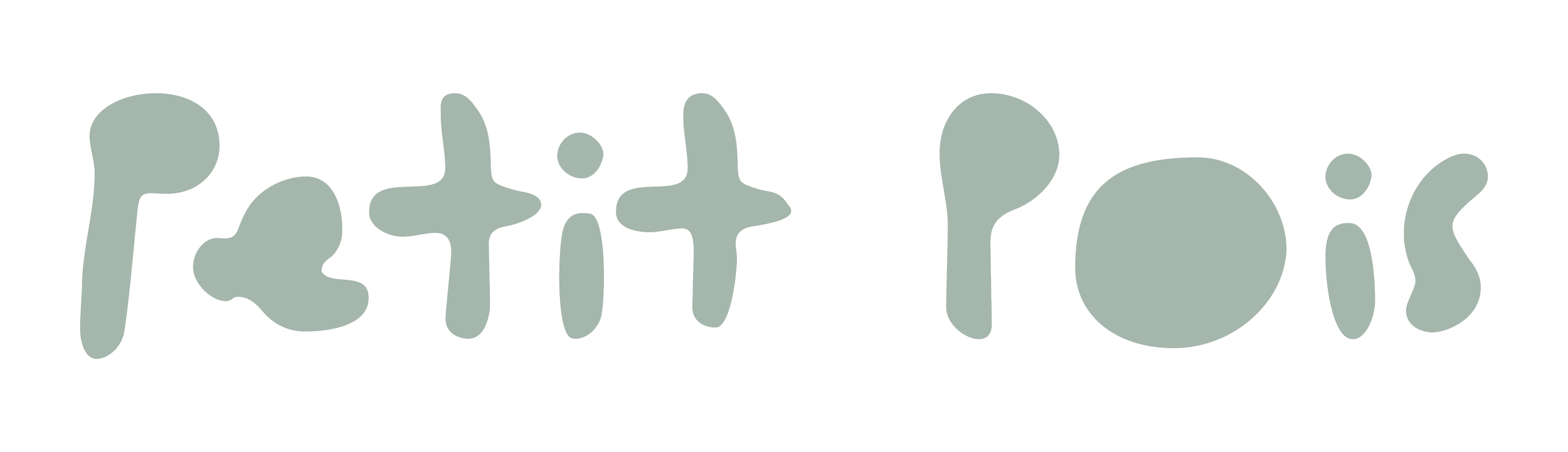 Grafiikossa lukee teksti 'Petteri' ilovalla fontilla, vaalean harmaalla värillä.