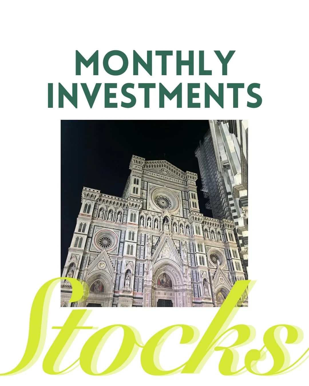 This month&rsquo;s investments are coming to you from Florence! It&rsquo;s time to take a step back and think about what you find worth investing in. 
Ciao! ❤️, G

COLLECTIBLES: Right now, I&rsquo;m really into the idea of collecting something. Colle