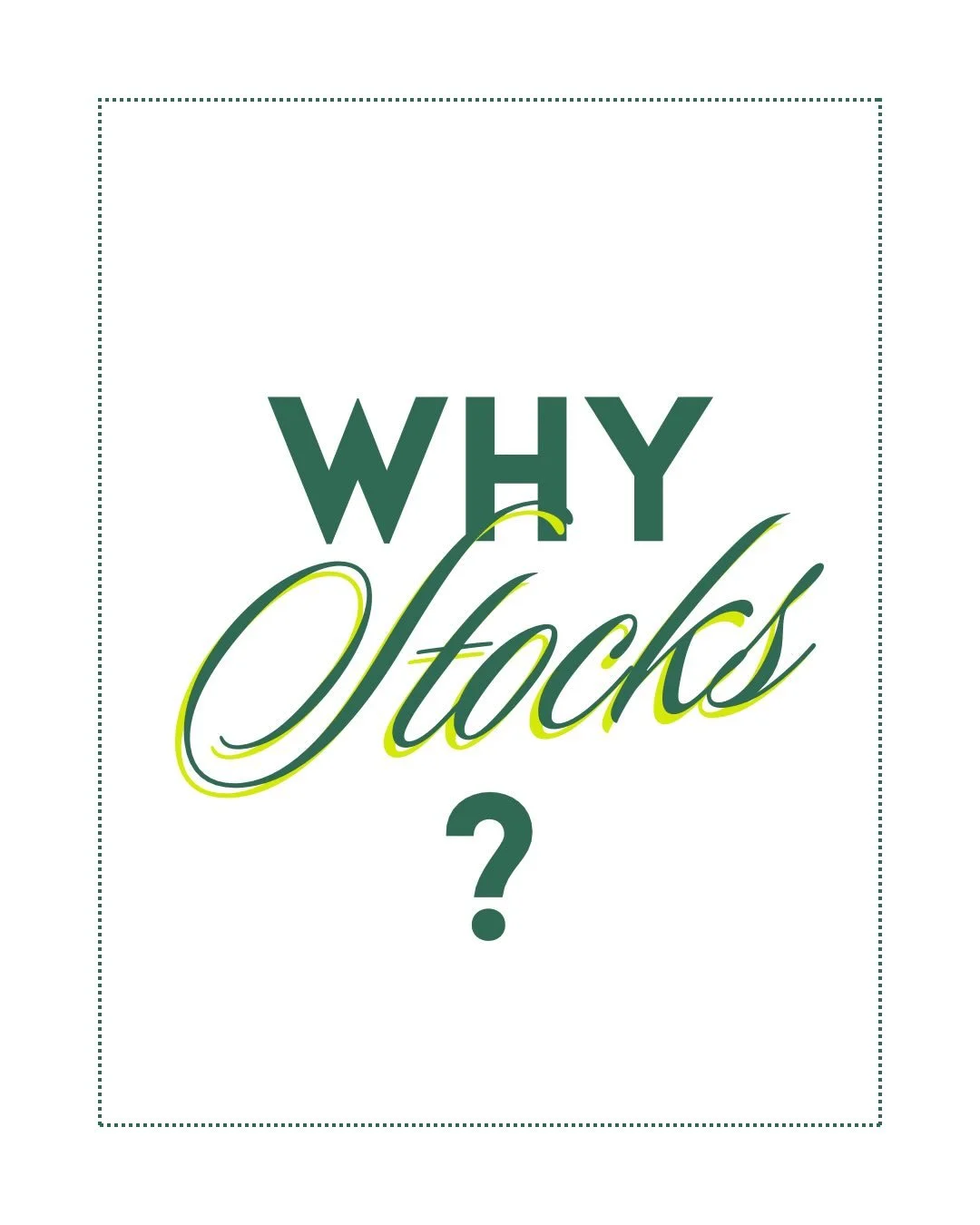 Why Stocks? It&rsquo;s time for a refresh on what &ldquo;Stocks&rdquo; means to me and what &ldquo;Stocks&rdquo; is really about. Stocks, in short, is a blog inspired by the deep bond between people and sibling-like relationships. Stocks embodied the