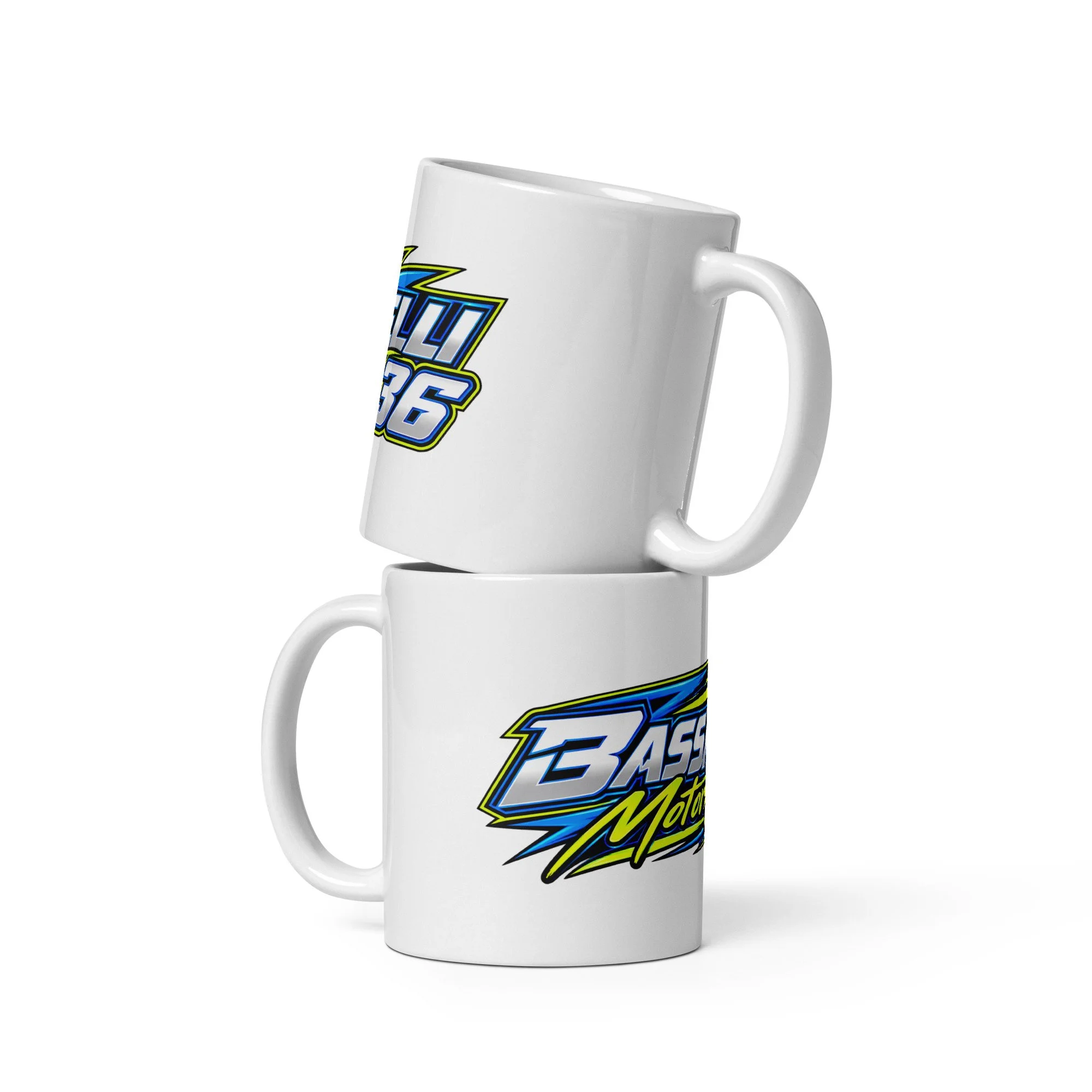BM36 White glossy mug