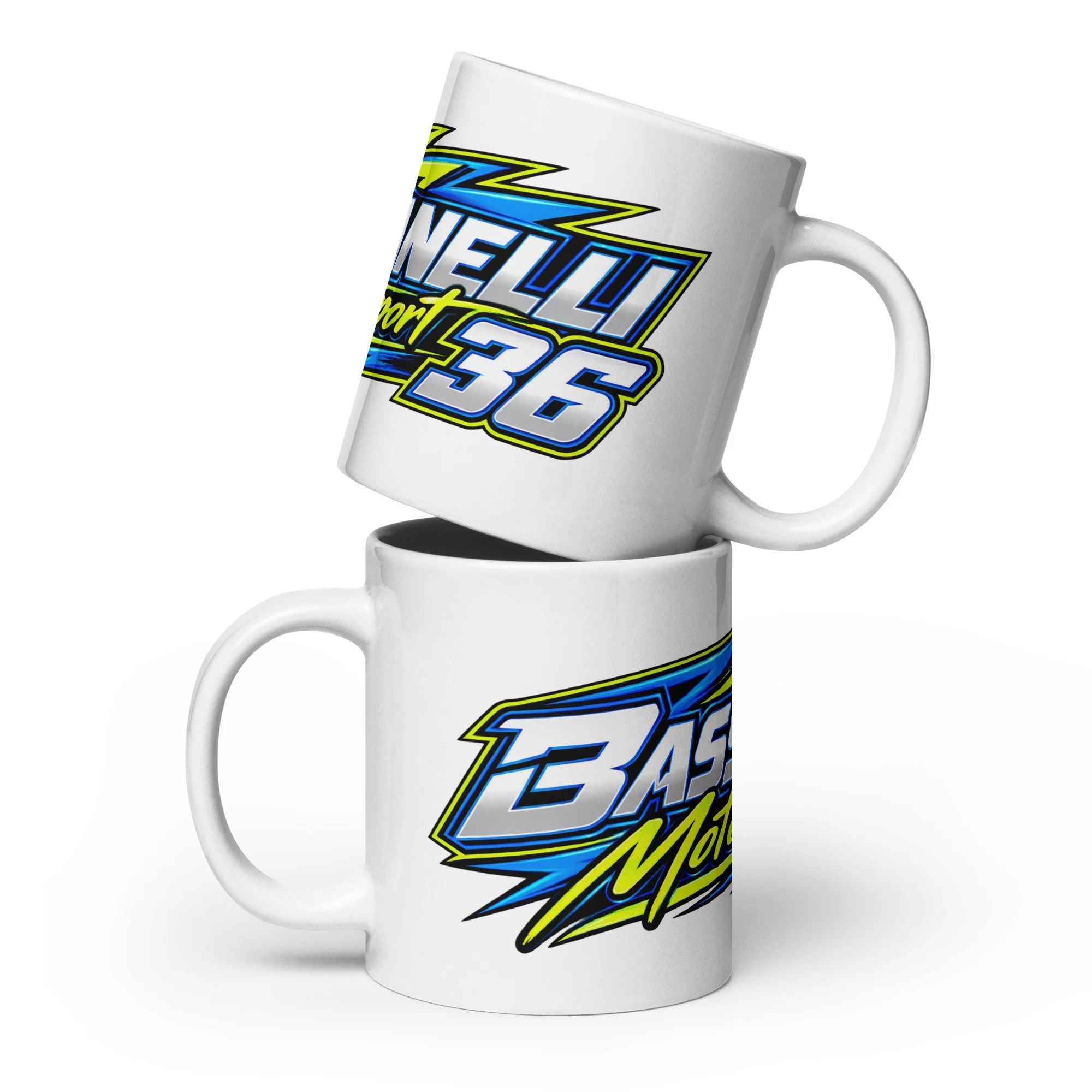 BM36 White glossy mug