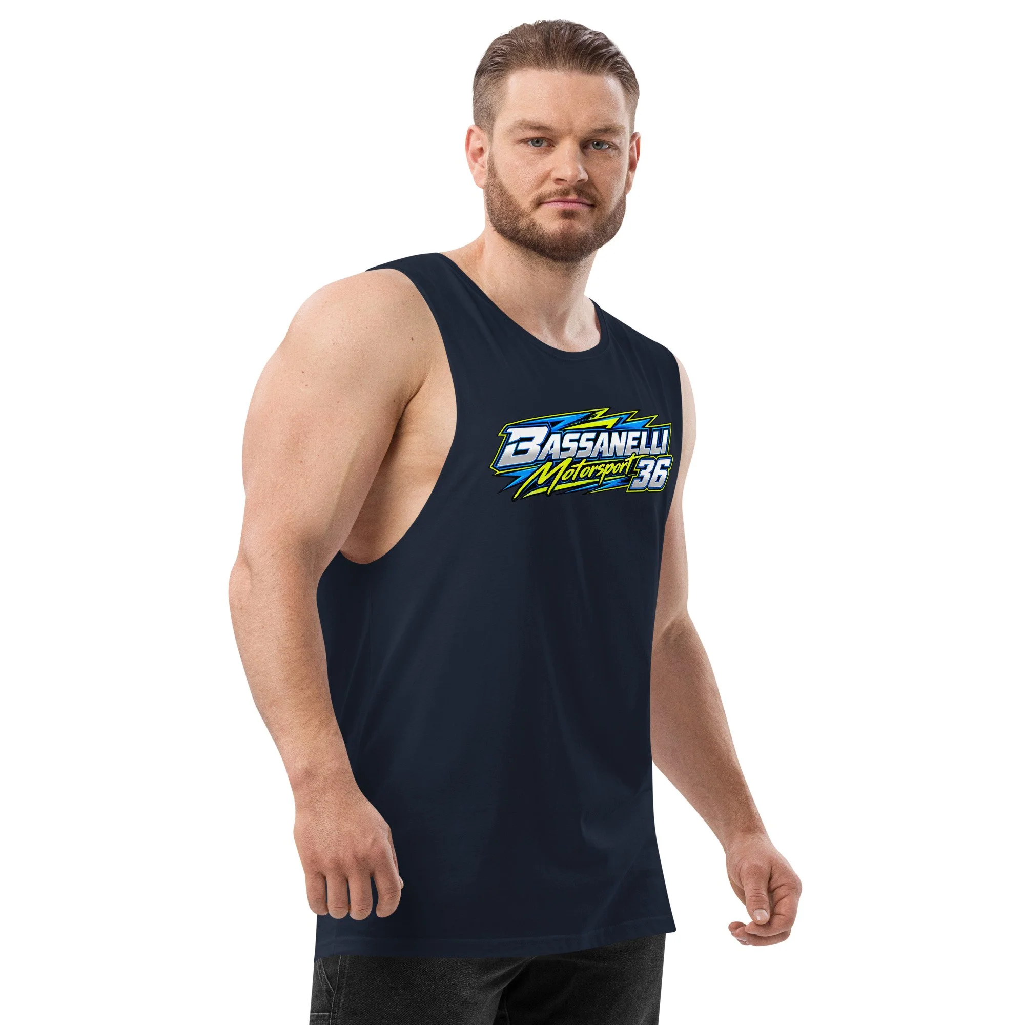 BM36 Men’s drop arm tank top