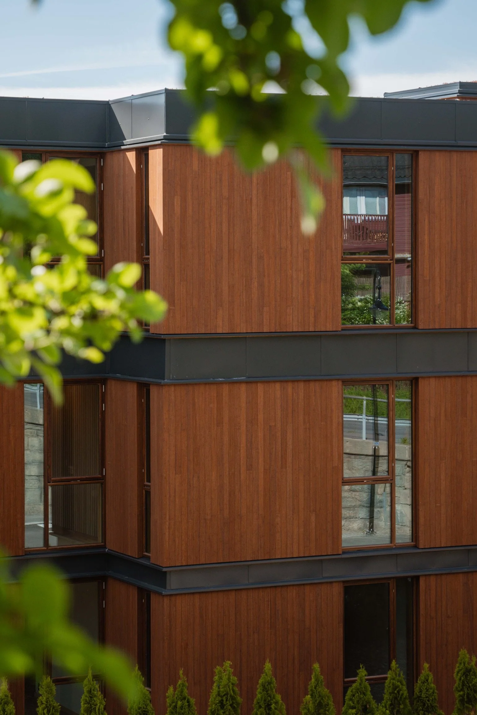borhaven, arkitektur, transformasjon, tegl, førre vinduer, takterrasse, ACT, Alexandra Gjerlaugsen, utsikt, drøbak