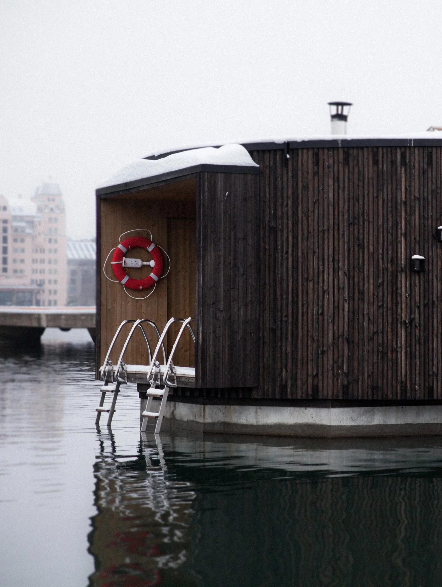 borhaven, arkitektur, badstue, sauna, treverk, gjenbruk, ACT, Egil Larsen