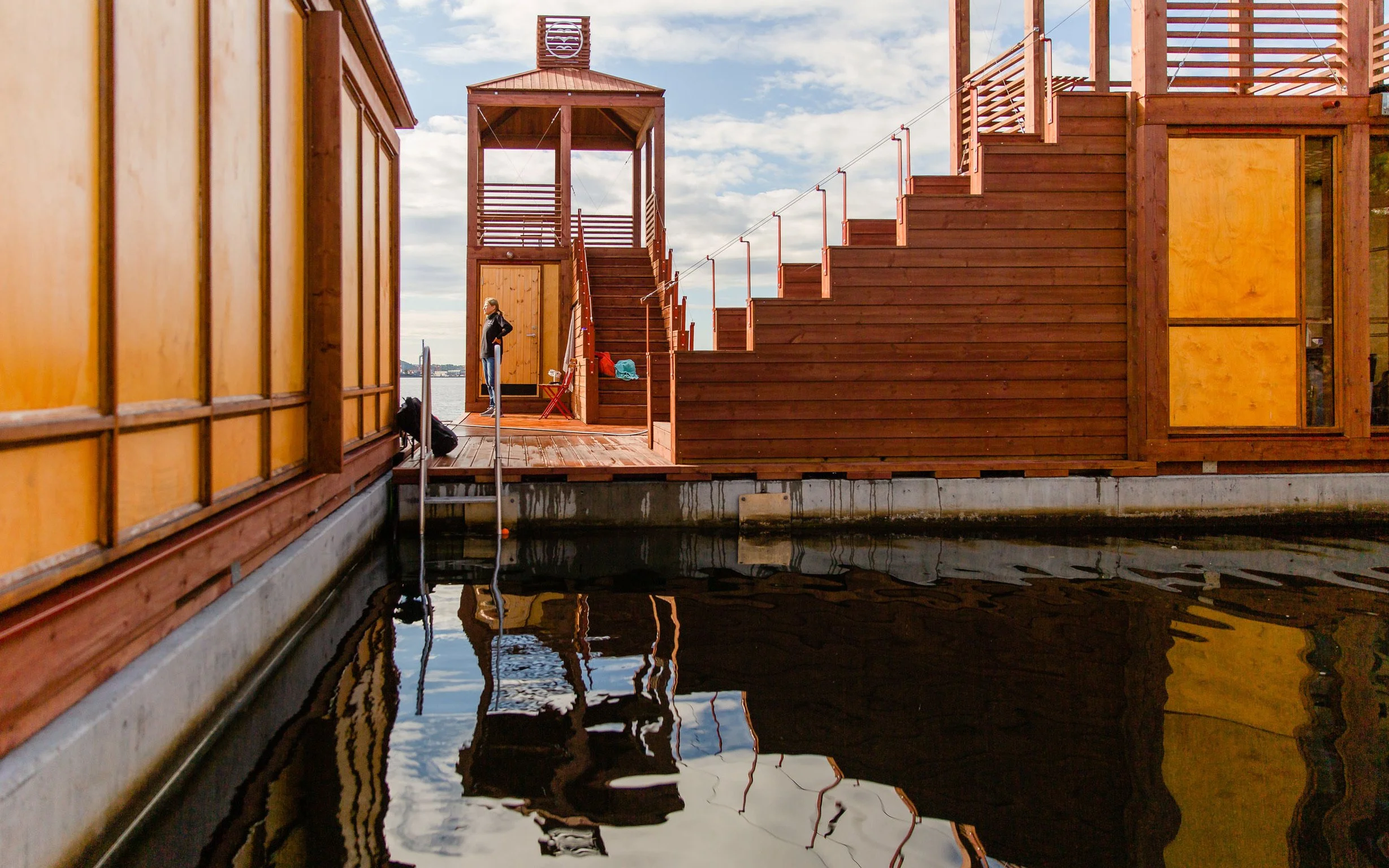 Borhaven, arkitektur, badstue, gjenbruk, ACT!, Alexandra gjerlaugsen