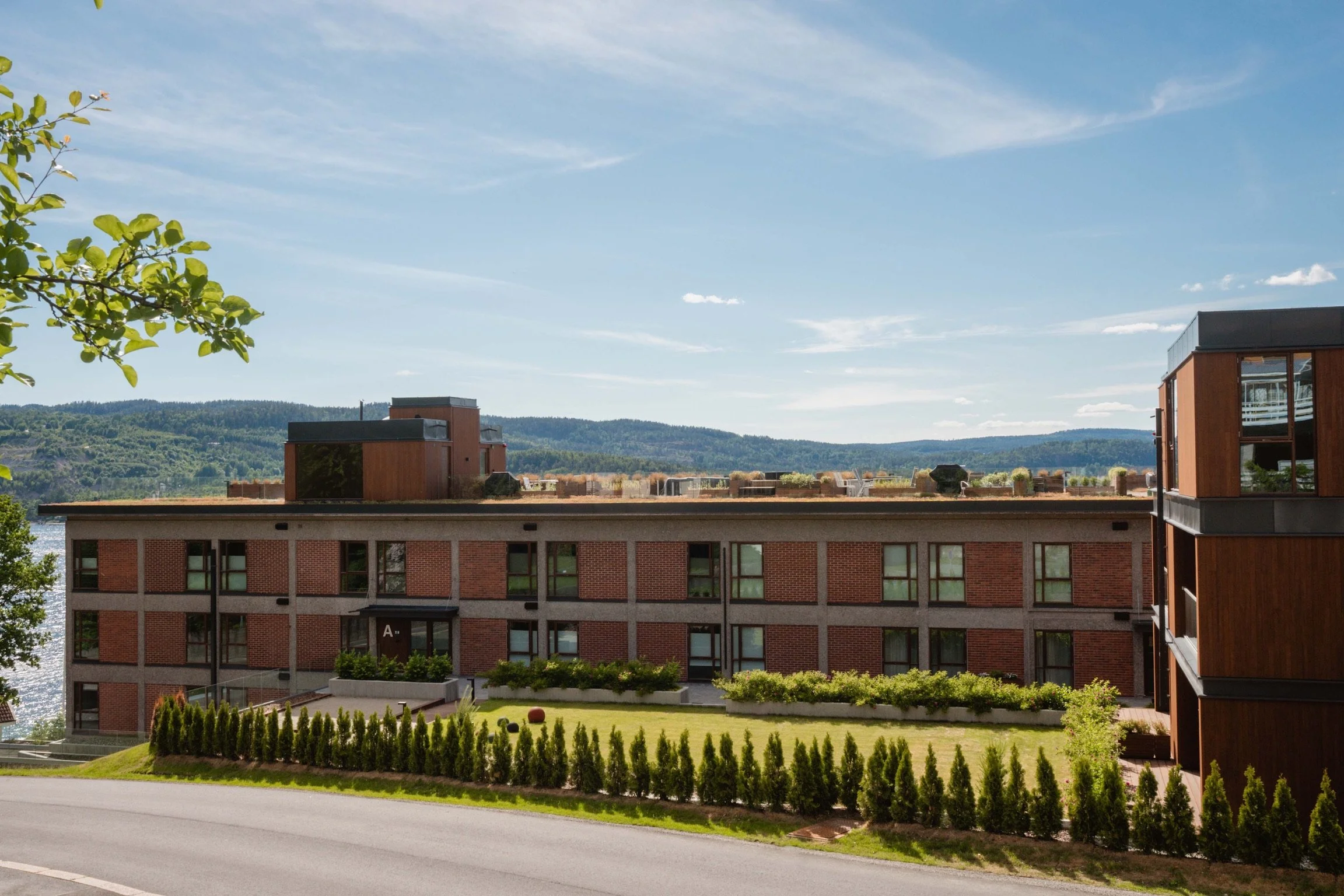 borhaven, arkitektur, transformasjon, tegl, førre vinduer, takterrasse, ACT, Alexandra Gjerlaugsen, utsikt, drøbak