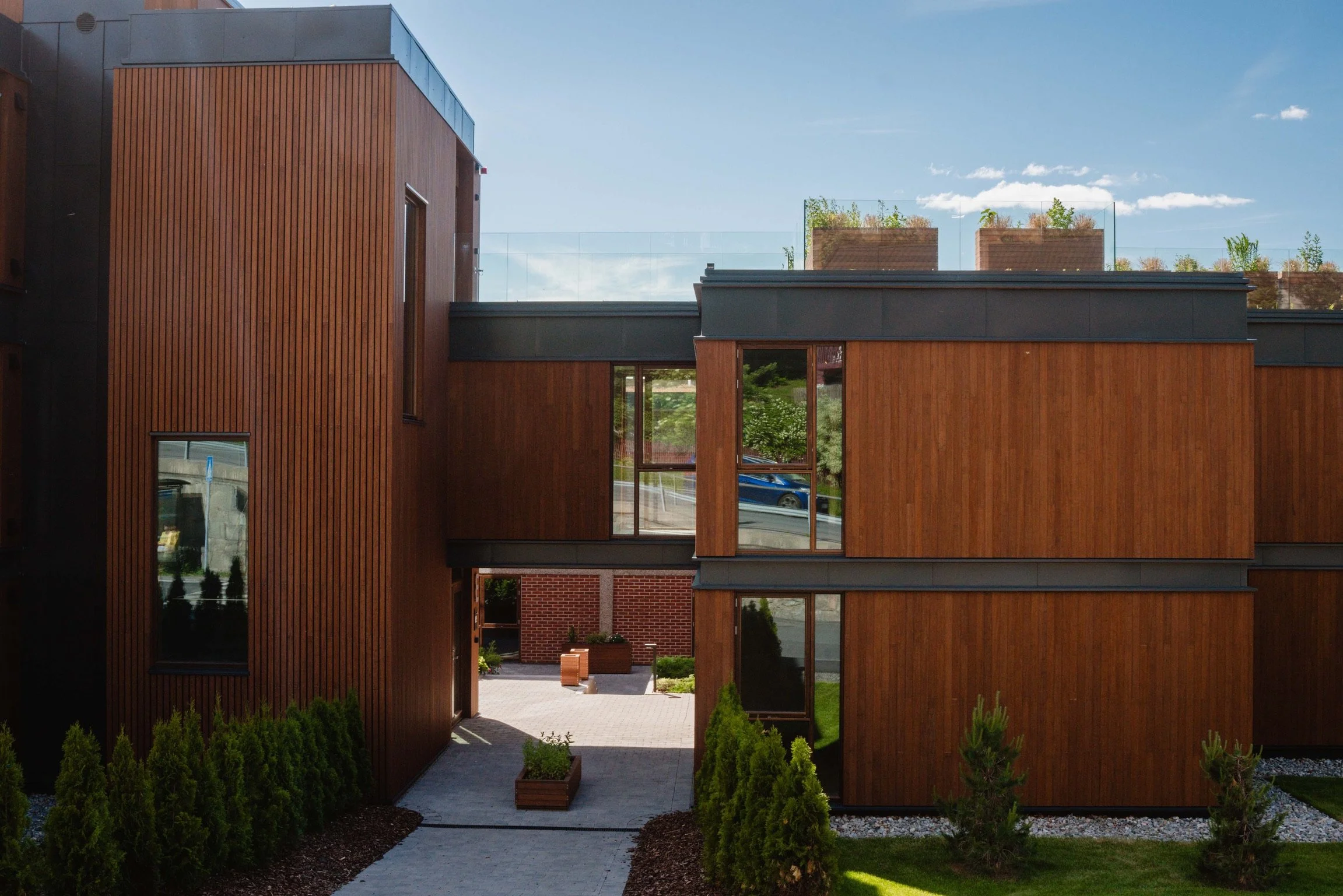 borhaven, arkitektur, transformasjon, tegl, førre vinduer, takterrasse, ACT, Alexandra Gjerlaugsen, utsikt, drøbak