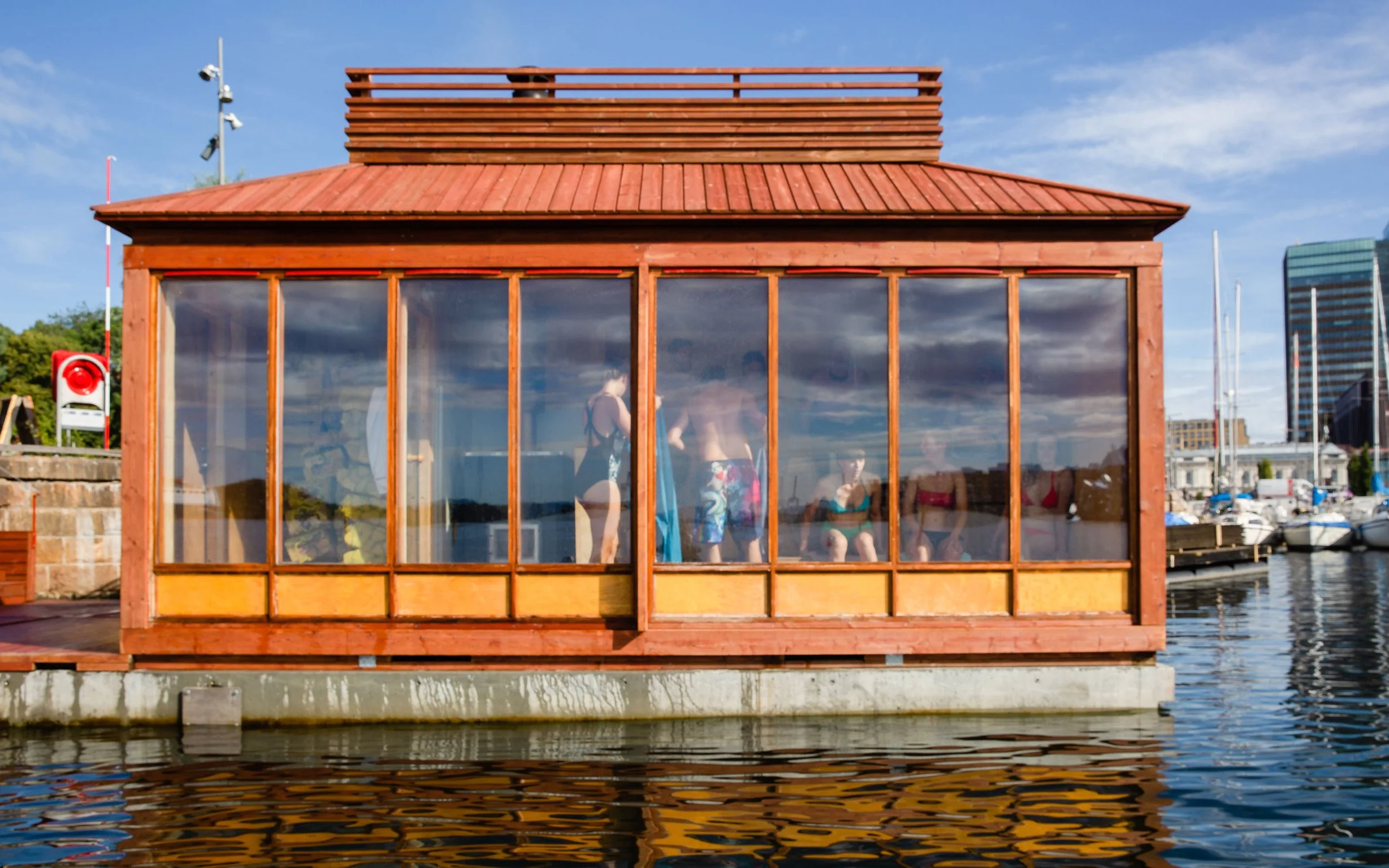 Borhaven, arkitektur, badstue, gjenbruk, ACT!, Alexandra gjerlaugsen