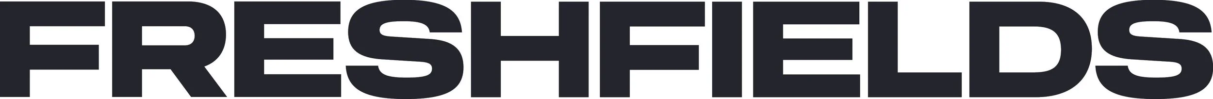 Close-up of the word "FRESHFELDS" in bold black capital letters.