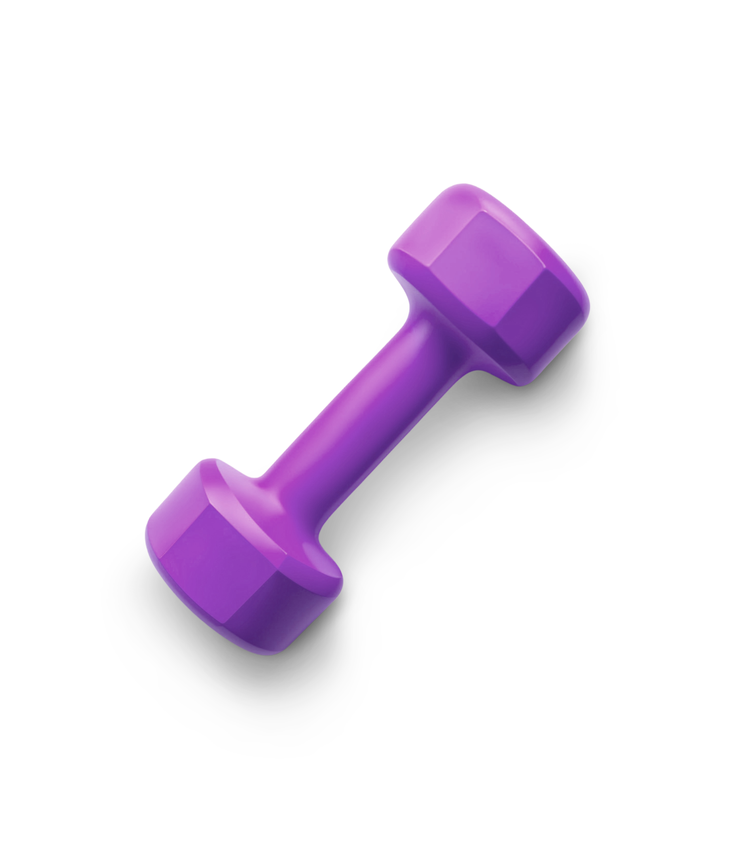 A purple hammer with a rounded head and handle, positioned against a black background.