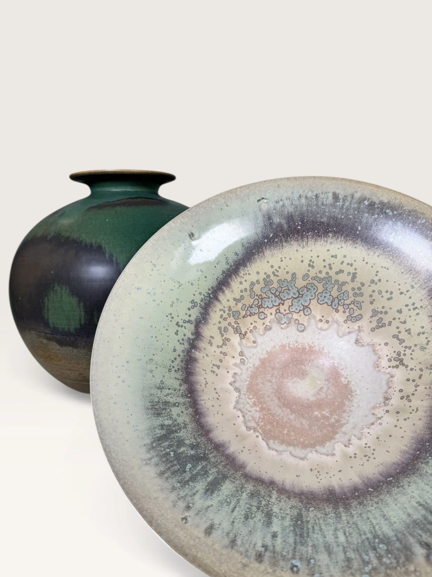 Celadon Aubergine Bowl