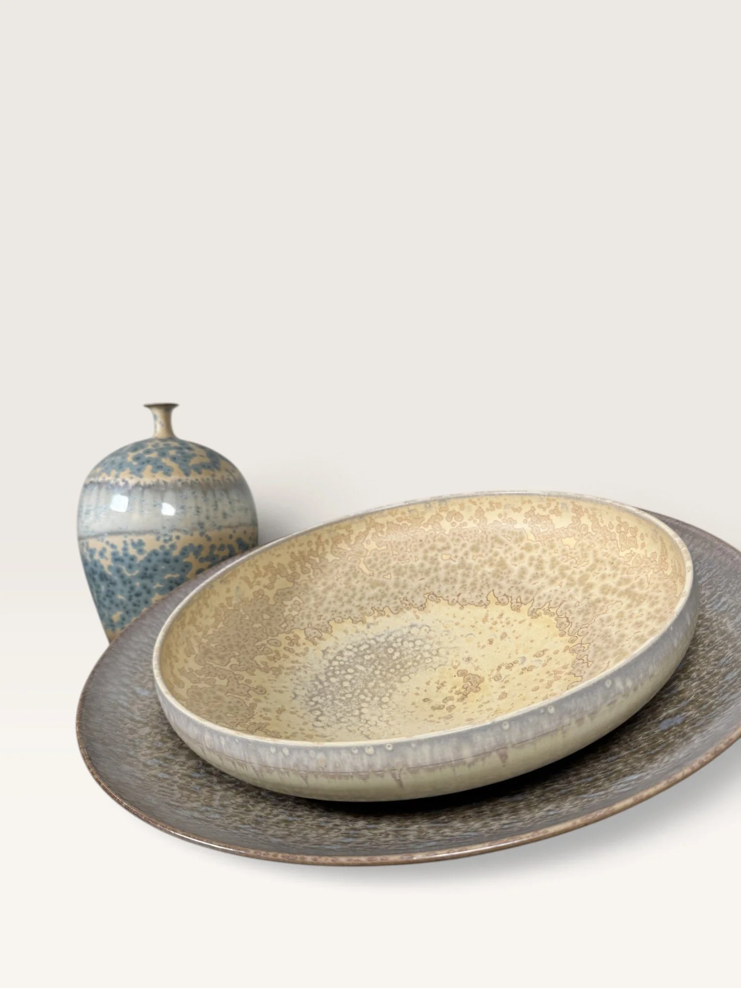 Sandy Mauve Halo Bowl