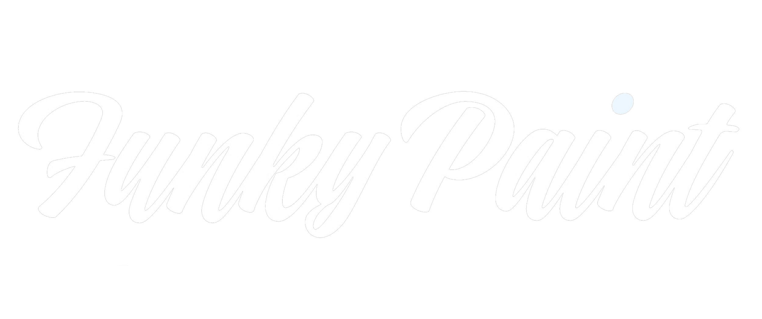 Funky Point logo in white cursive text on a black background.