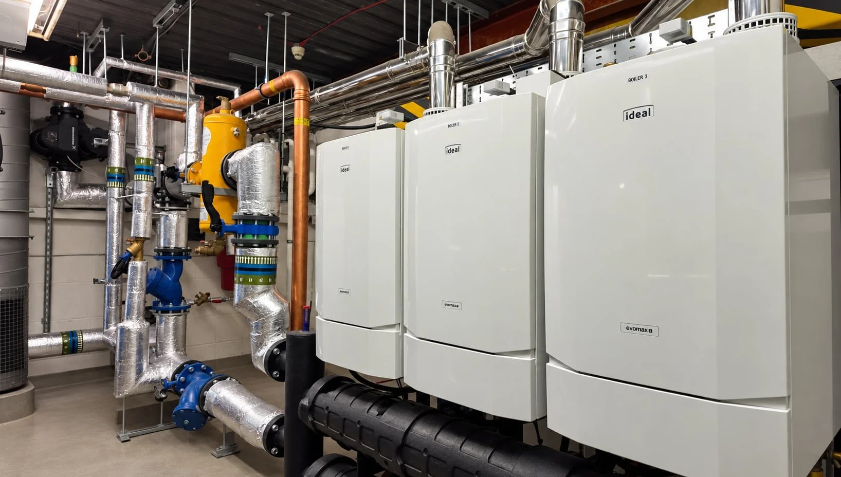 Commercial Plant room boilers