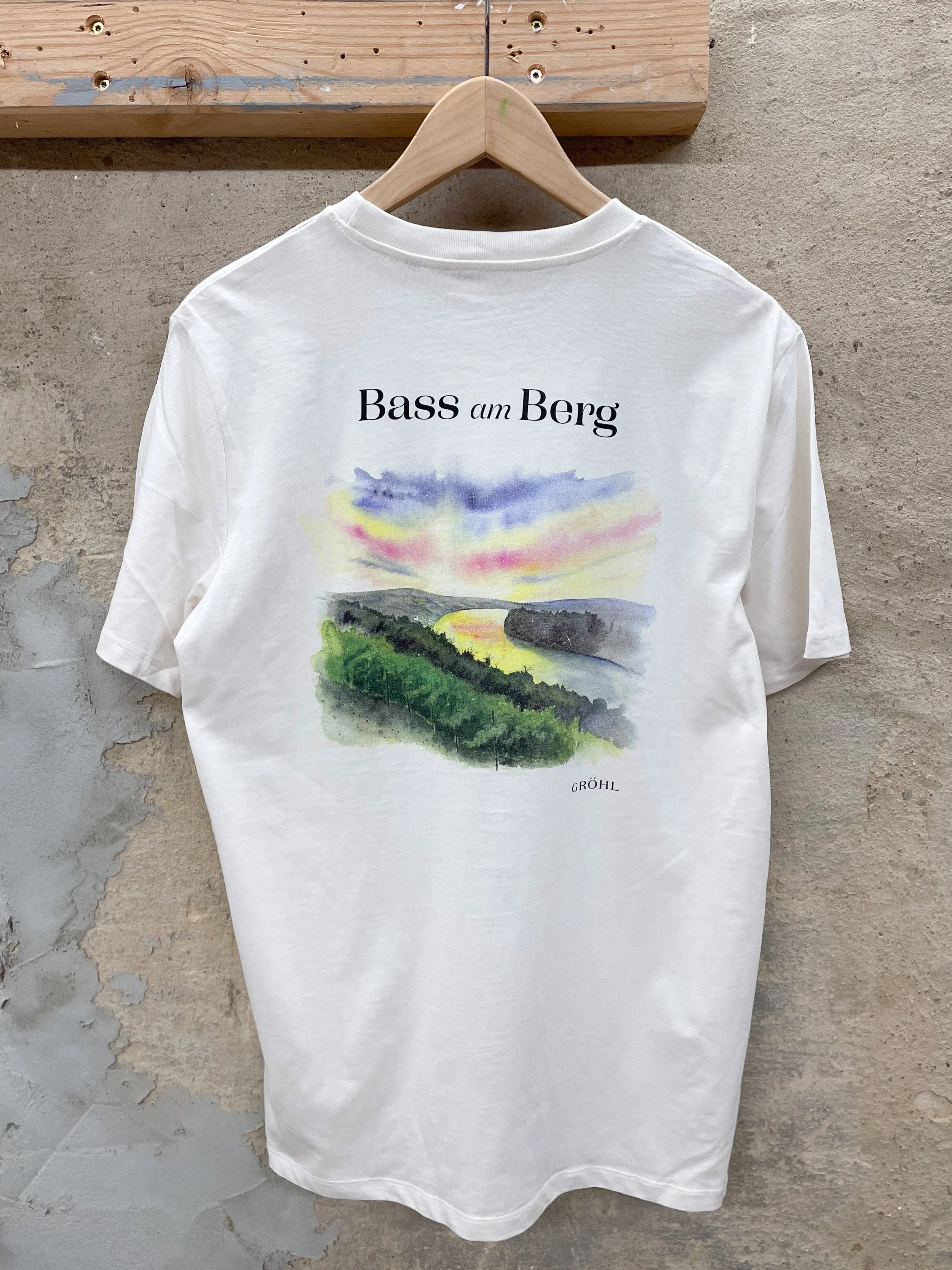 Bass am Berg T-Shirt-Druck