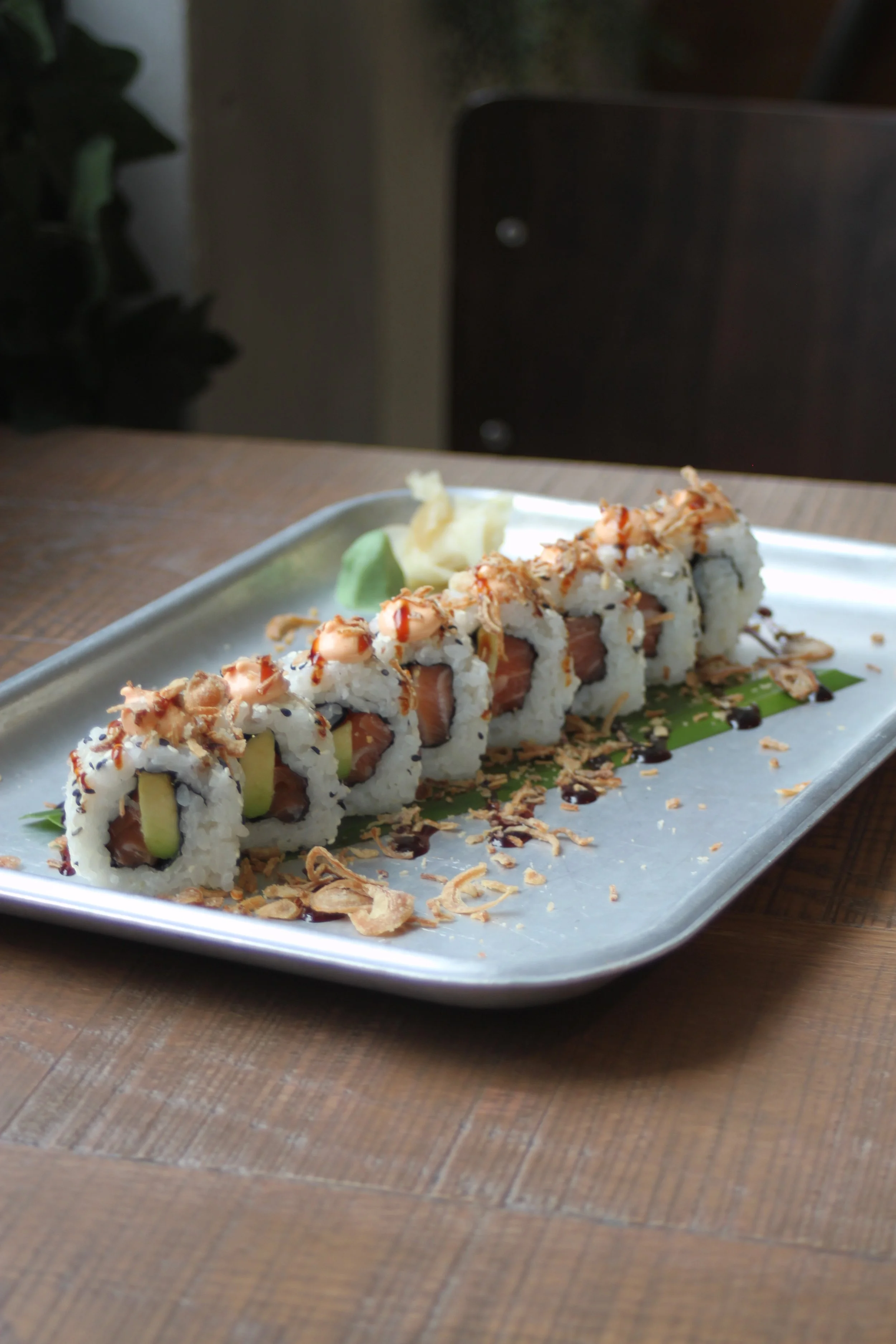 Crunchy Salmon Uramaki