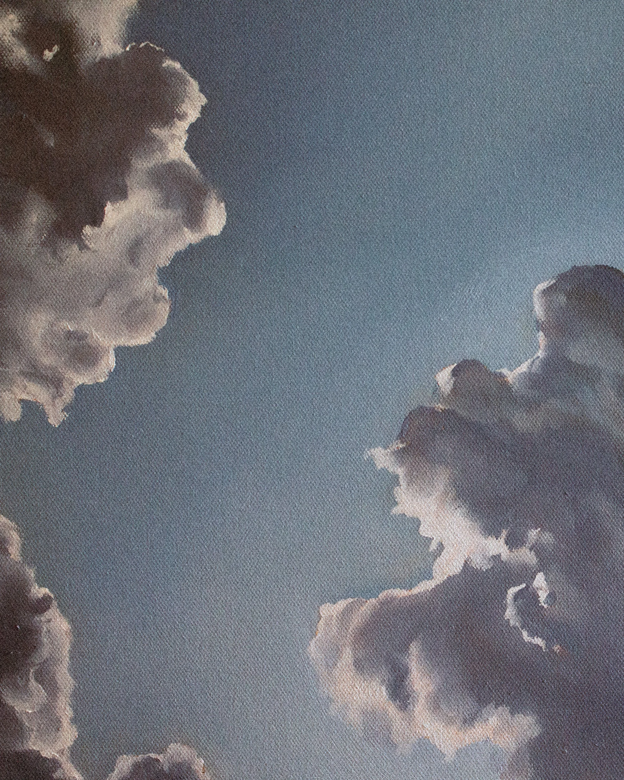 ethereal sky, cropped image, 20x20, oil on canvas, 2026