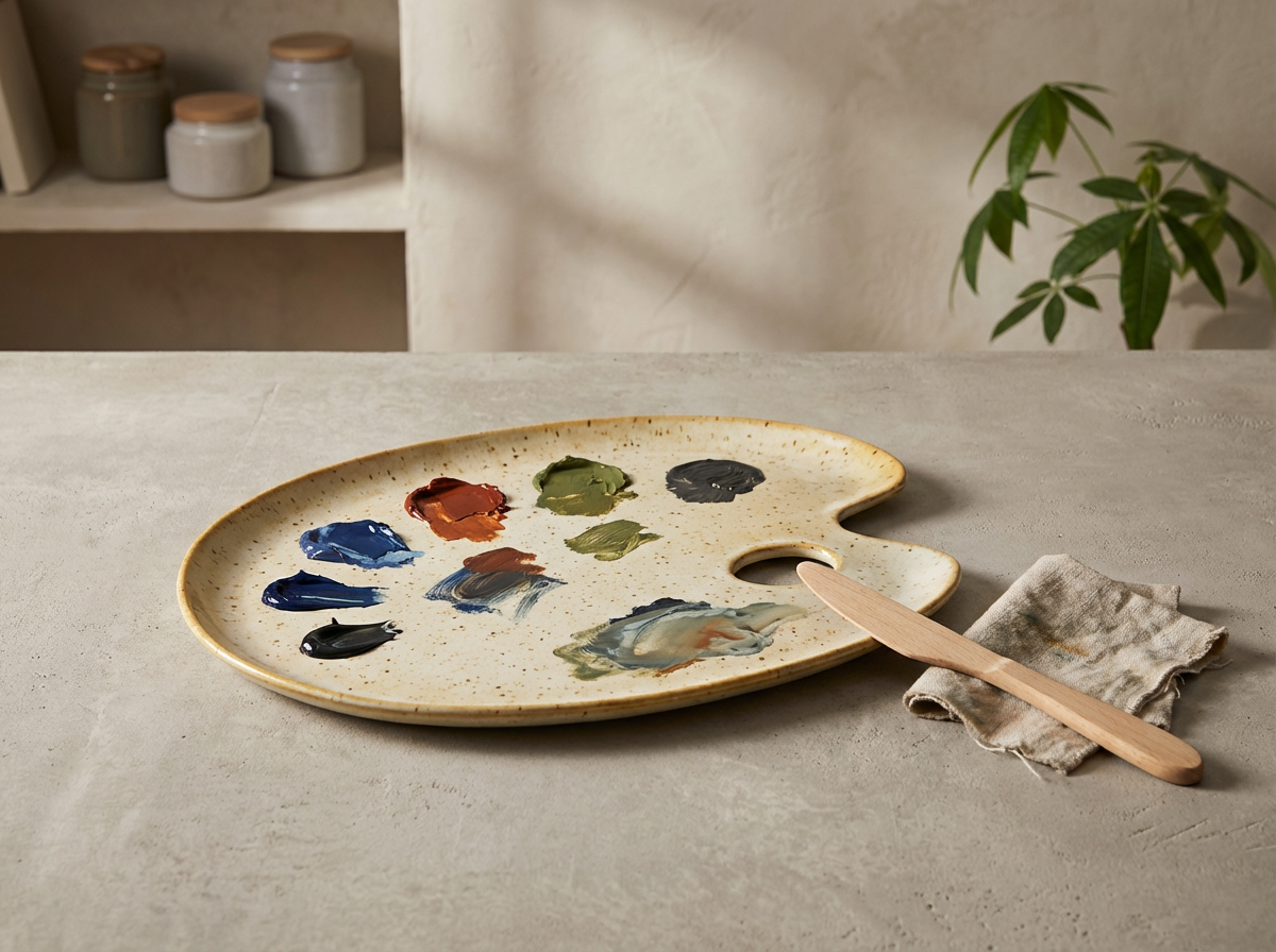 Ceramic Mixing Palette