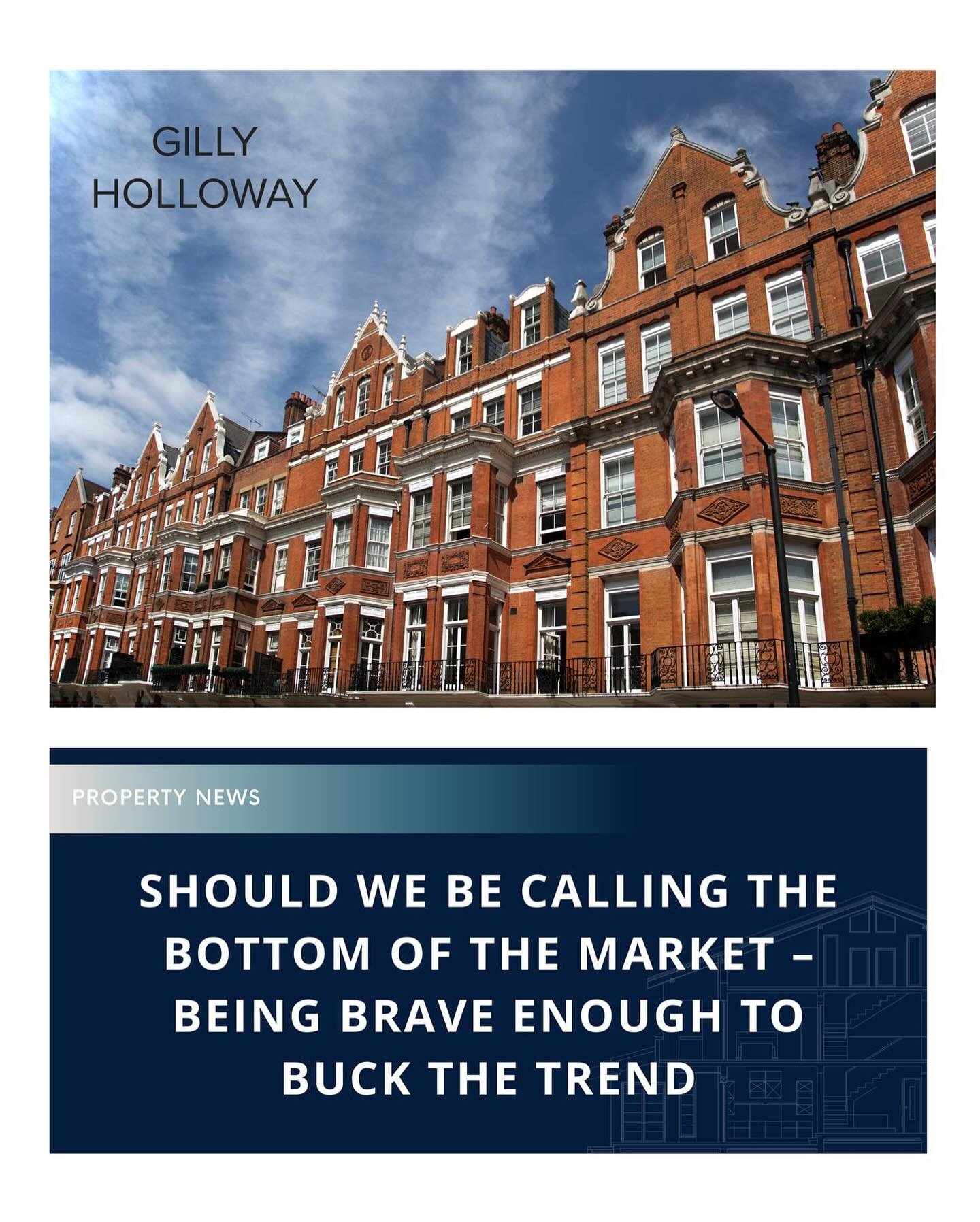 In prime central London, when the headlines are dominated by economic gloom &ndash; inflation, global unrest, high living costs, and political instability, it takes courage to act against the tide, yet history shows that in real estate, the boldest a