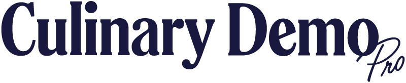 Text logo reading 'Culinary Demo Pro' with stylized font.