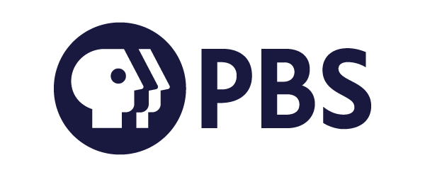 PBS logo with a circular emblem and the letters PBS to the right.