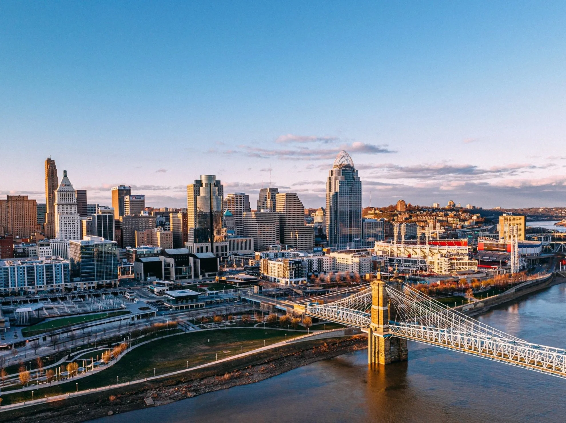 Cincinnati skyline representing CHANCE CPA's Northern Kentucky and Greater Cincinnati service area