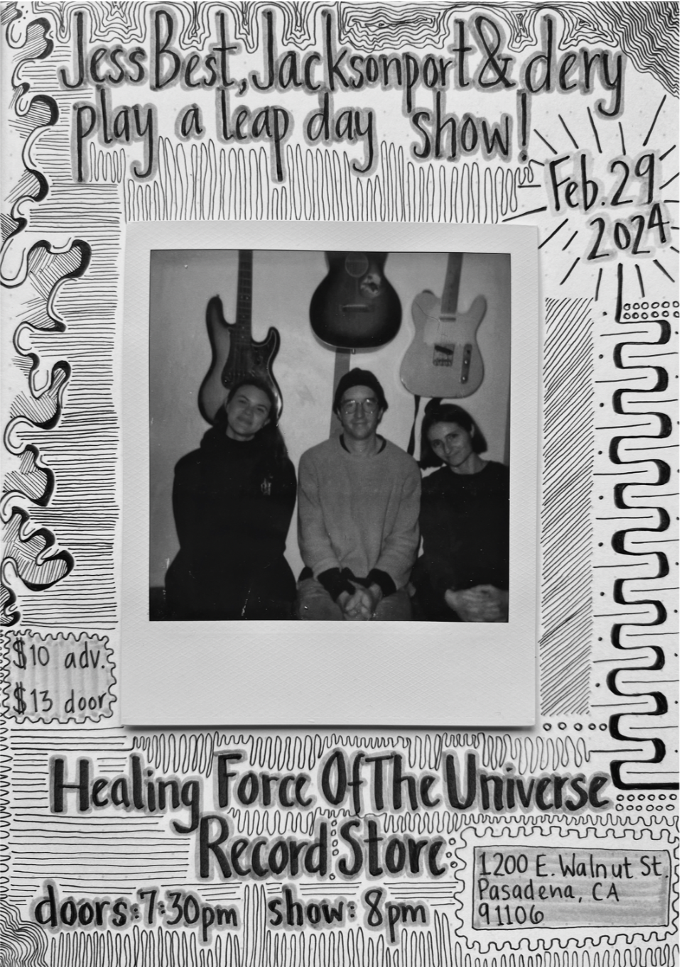 Jess Best, Jacksonport & dery play a leap day show!