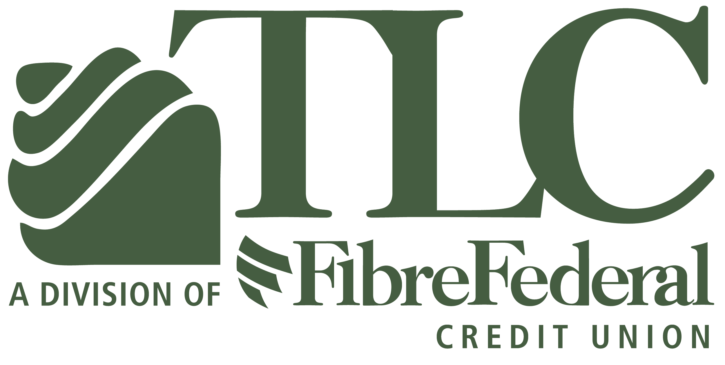 Logo of the Federal Credit Union, featuring a stylized leaf design and the text 'Fidelity, A Division of Federal Credit Union'.