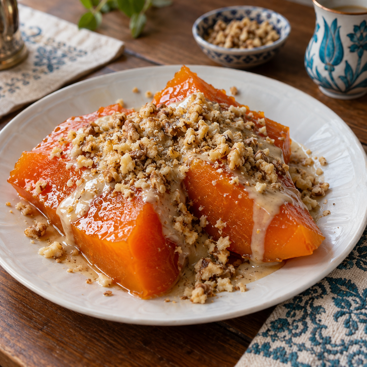 Kabak Tatlısı — Turkish Pumpkin Dessert