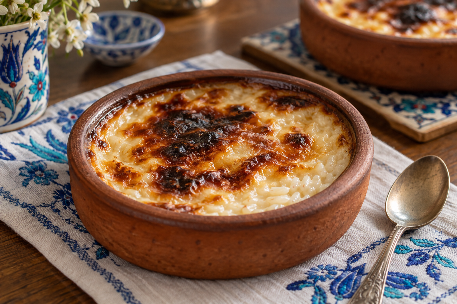 Fırın Sütlaç — Turkish Baked Rice Pudding