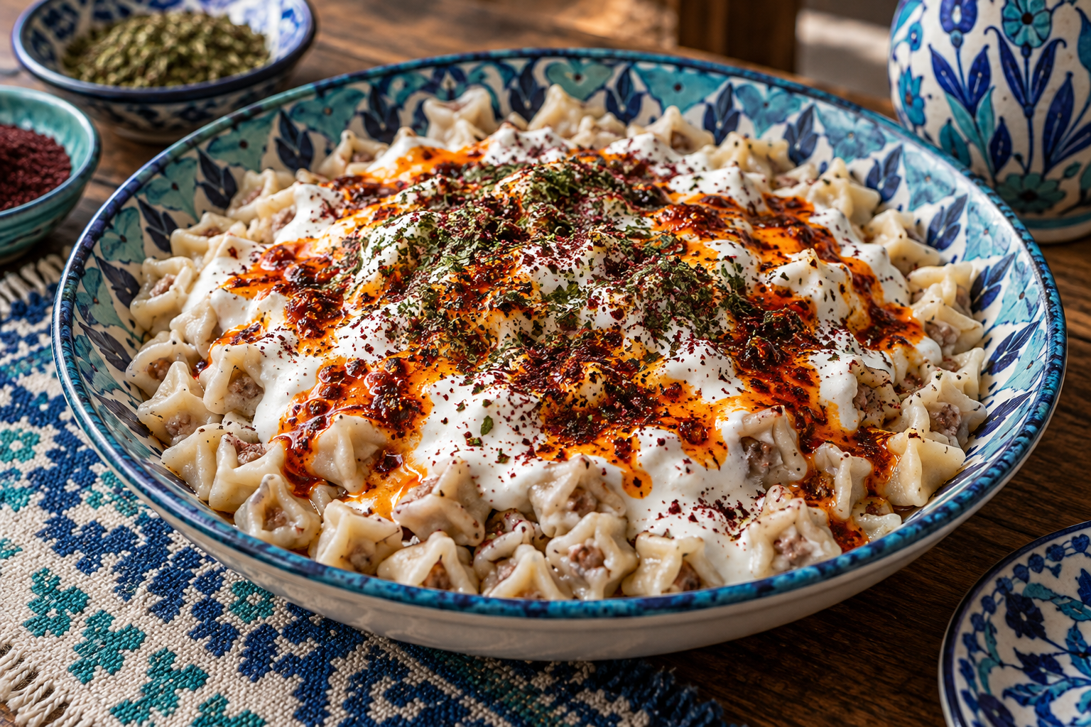 Mantı — Kayseri-Style Turkish Dumplings