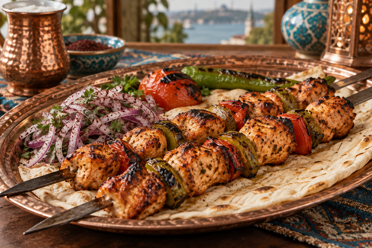 Tavuk Şiş — Turkish Grilled Chicken Skewers