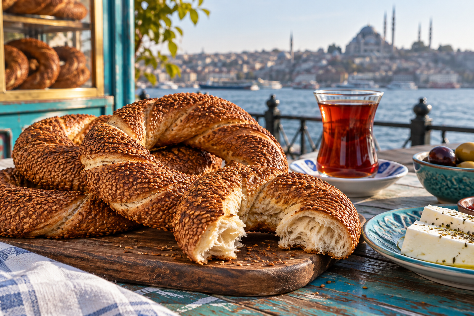 Simit — Istanbul Sesame Bread Rings