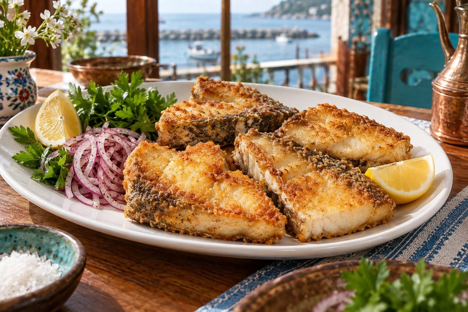 Kalkan Tava — Fried Turbot