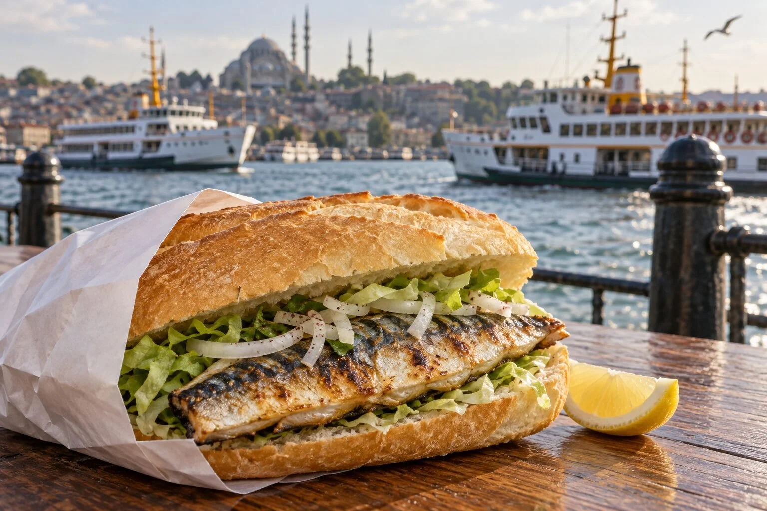 Balık Ekmek — Istanbul Fish Sandwich