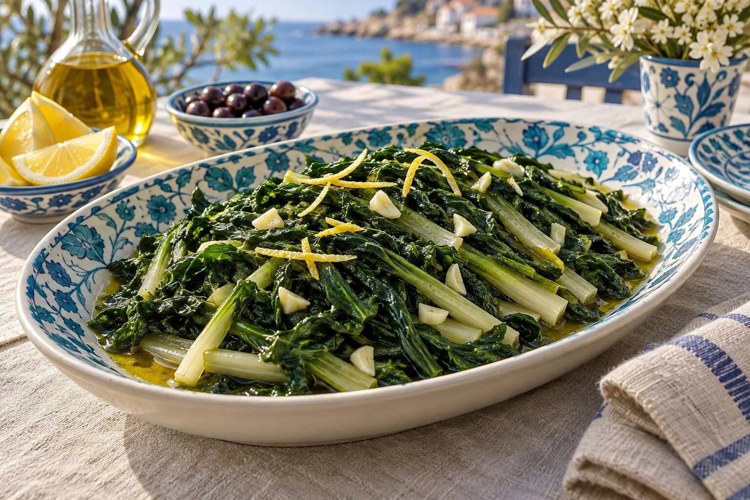 Radika Salatası — Aegean Dandelion Greens