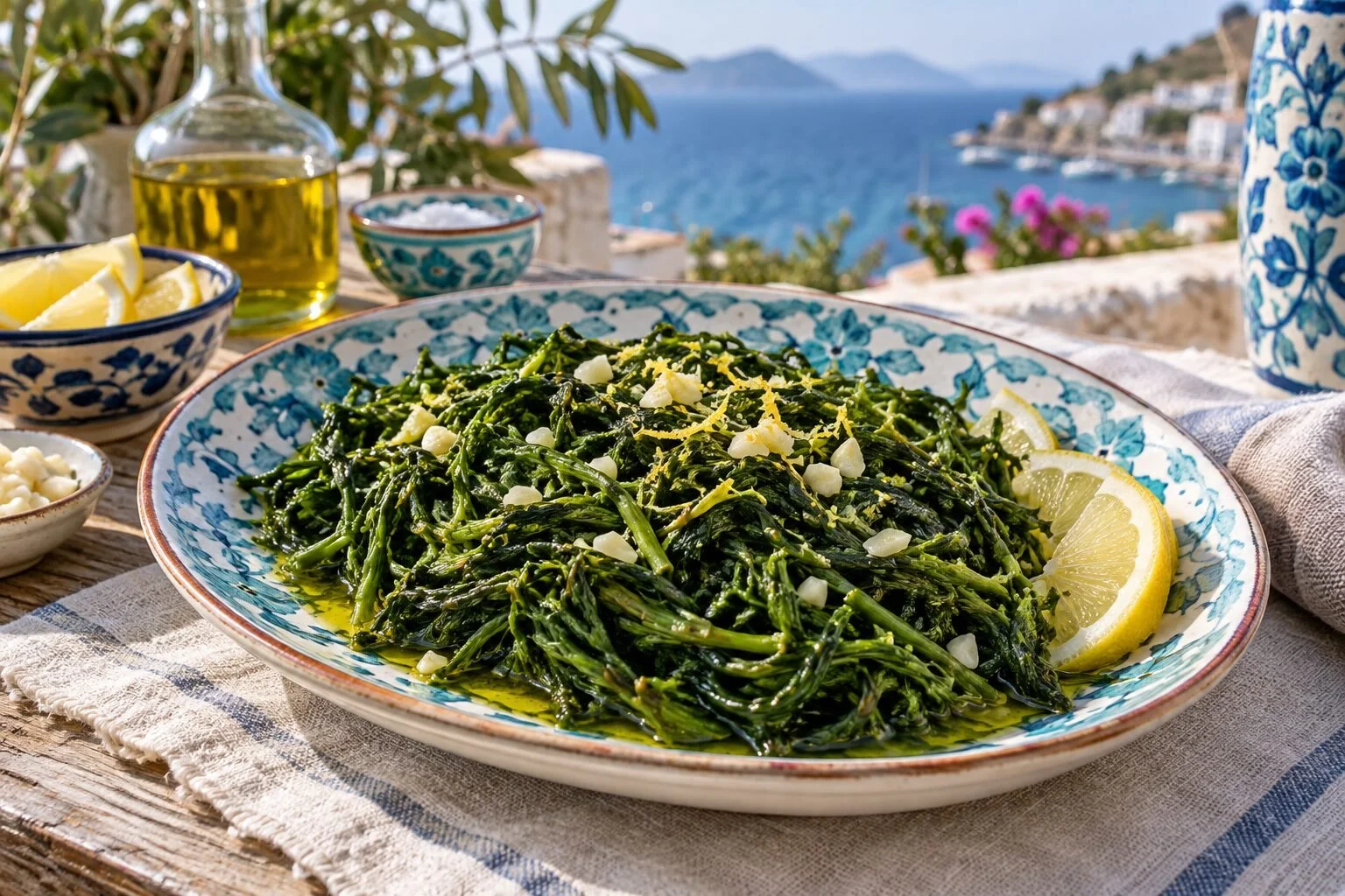 Arapsaçı Salatası — Wild Fennel Greens