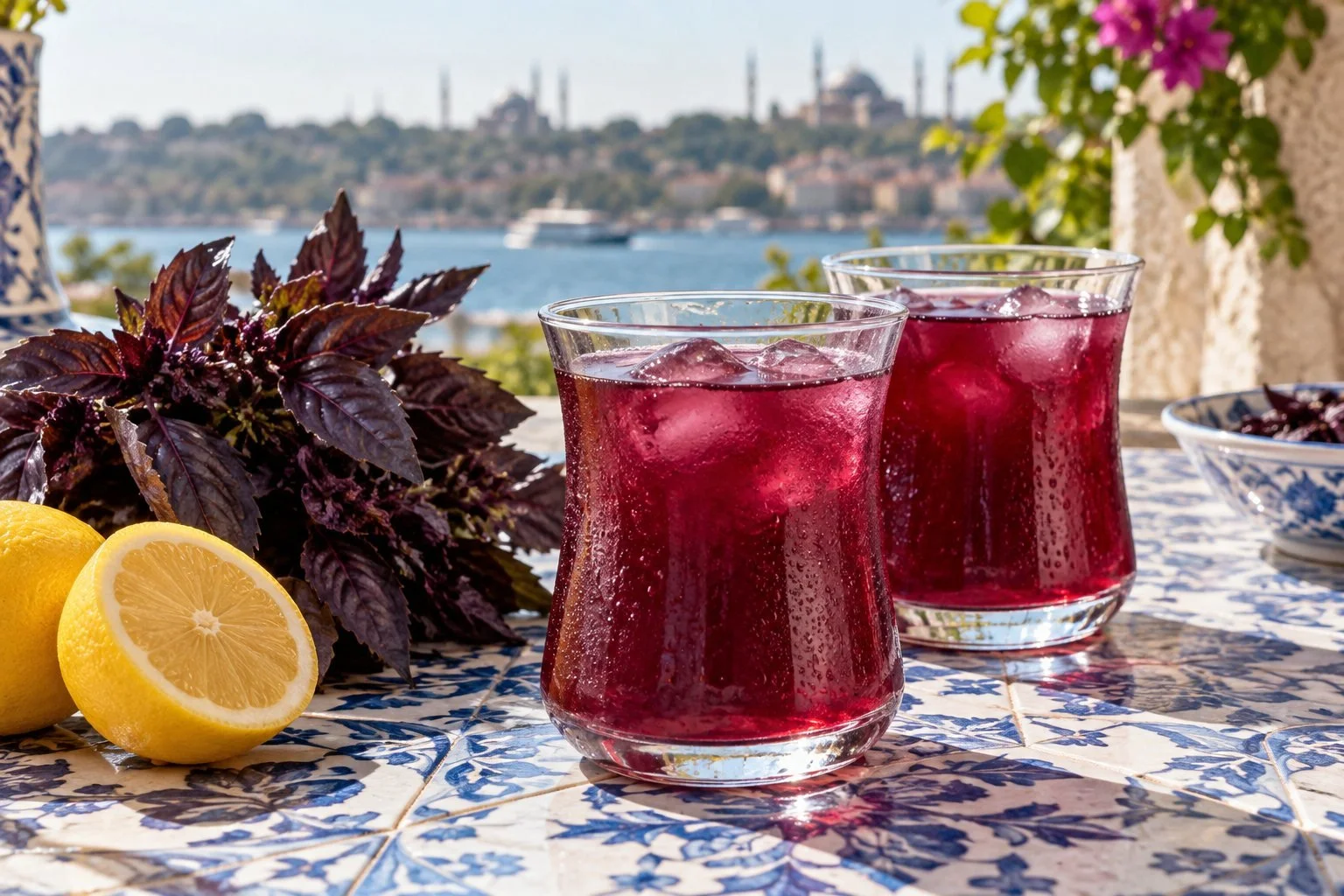 Reyhan Şerbeti — Purple Basil Sherbet