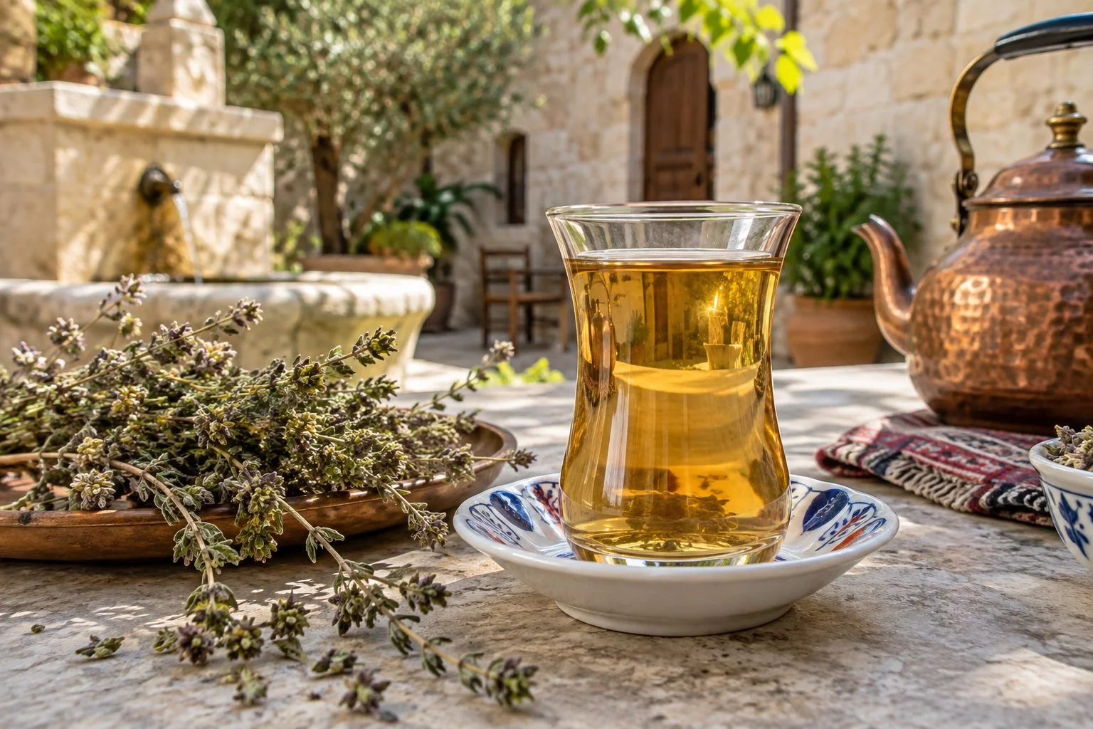 Zahter Çayı — Hatay-Style Wild Thyme Tea
