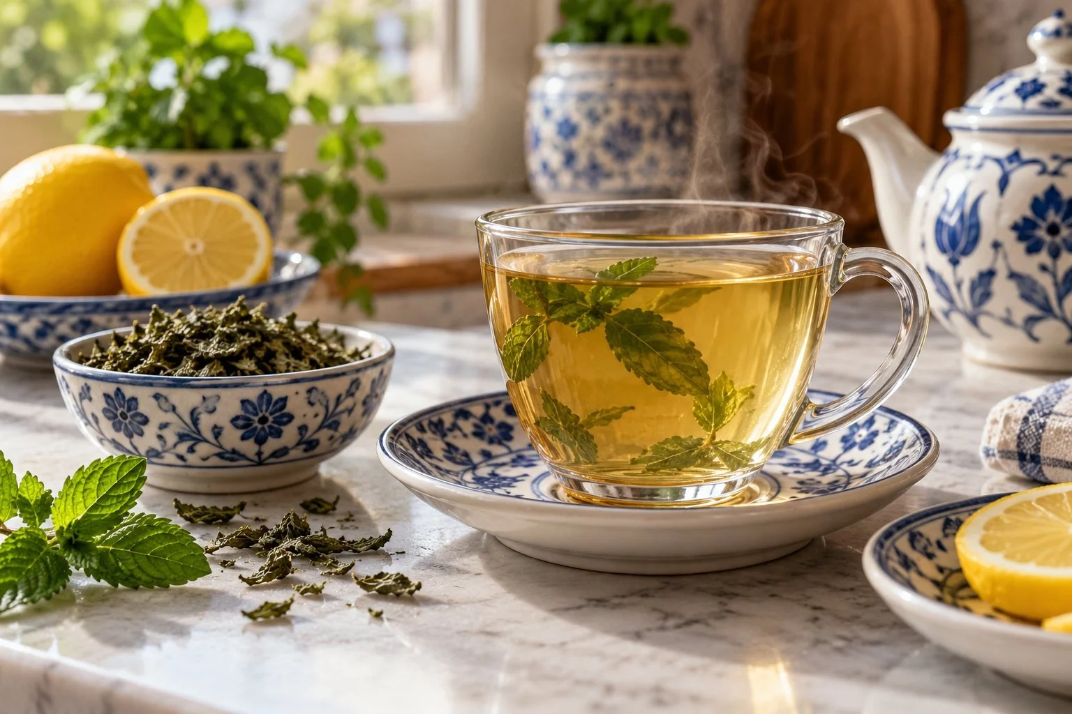 Nane Limon — Turkish Mint and Lemon Tea