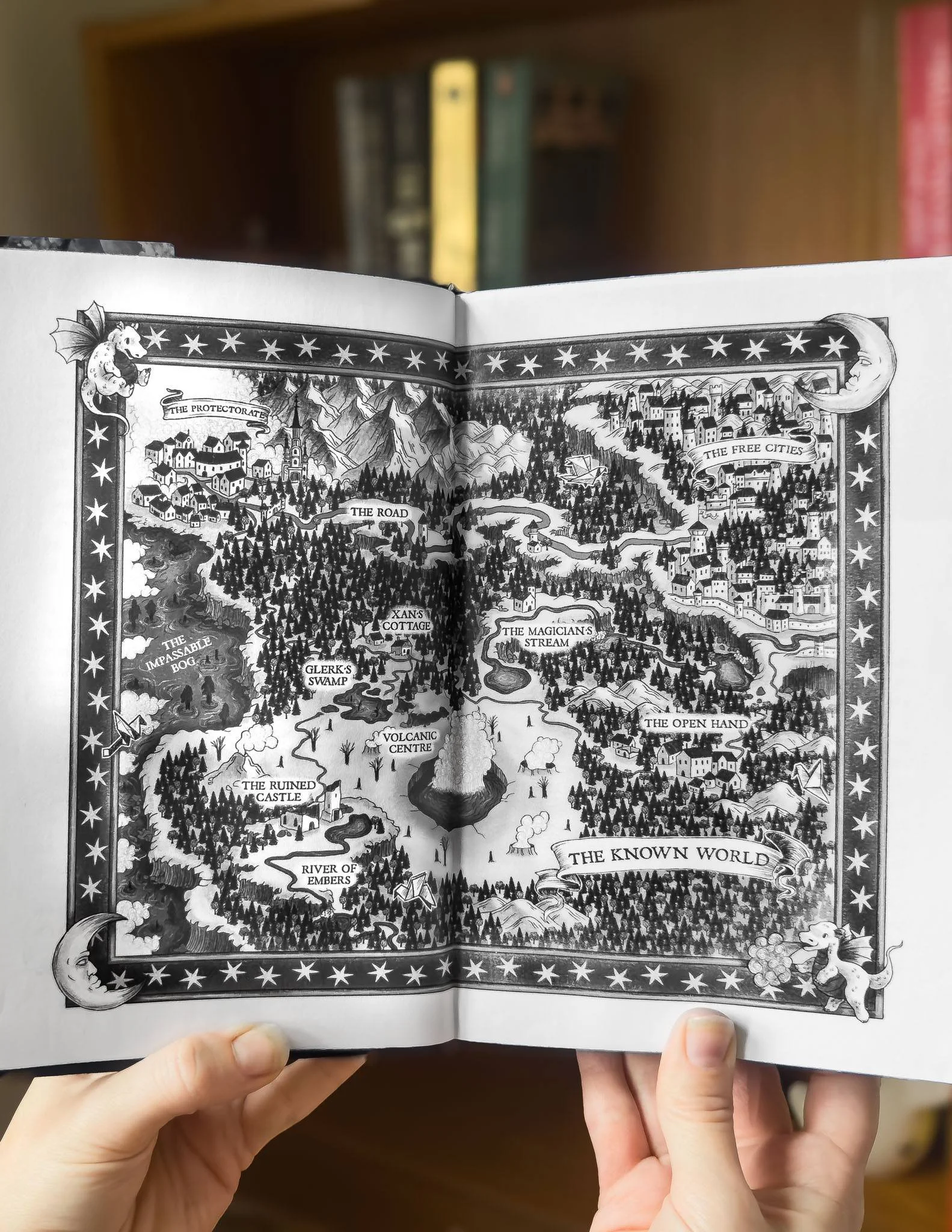 Here's the second look at my 10th anniversary special edition mock-up of The Girl Who Drank the Moon by Kelly Barnhill ✨
This post focuses on the interior illustrations 🥰

Created as part of my MA in Children&rsquo;s Publishing at @bathspauni , this