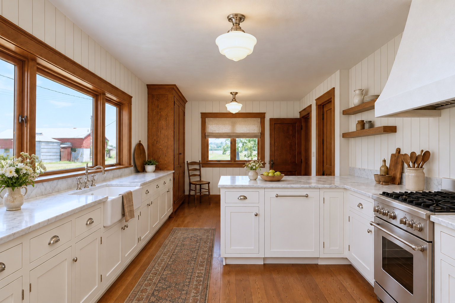 Farmhouse kitchen with white shiplap and ironstone.png