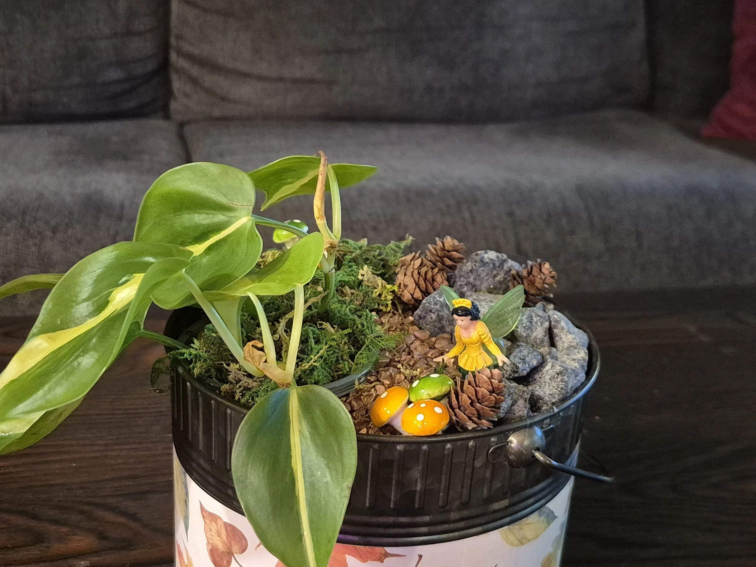 Autumn Harvest Fairy Garden Planter
