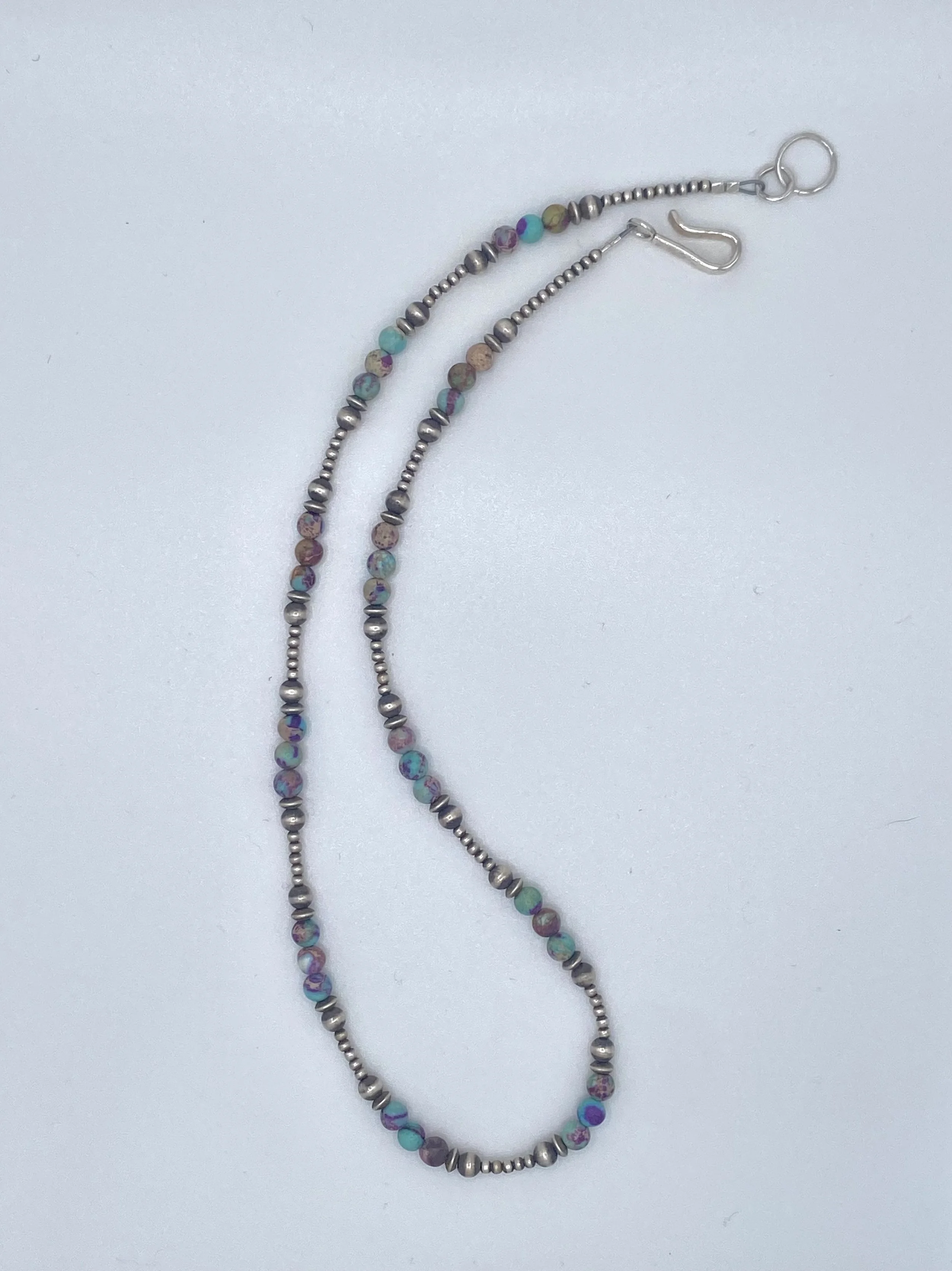 Navajo Pearl and Jasper Necklace