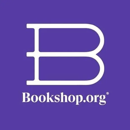 Logo of Bookshop.org with a white 'B' on a purple background.