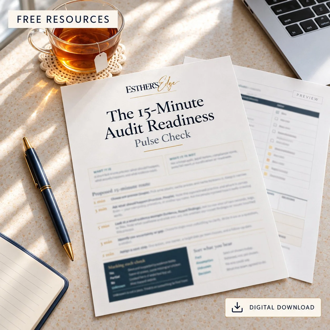 15-Minute Audit Readiness Pulse Check