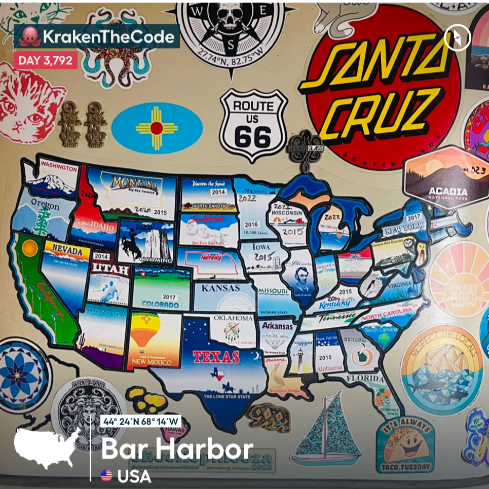 Ben Harbor Completes the continental US
